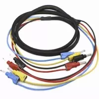 4mm Retractible Stackable Banana Plug Lead 4 Colour, 2m